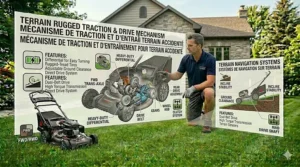 A maintenance checklist for keeping a self propelled lawn mower in top condition for the Canadian spring.