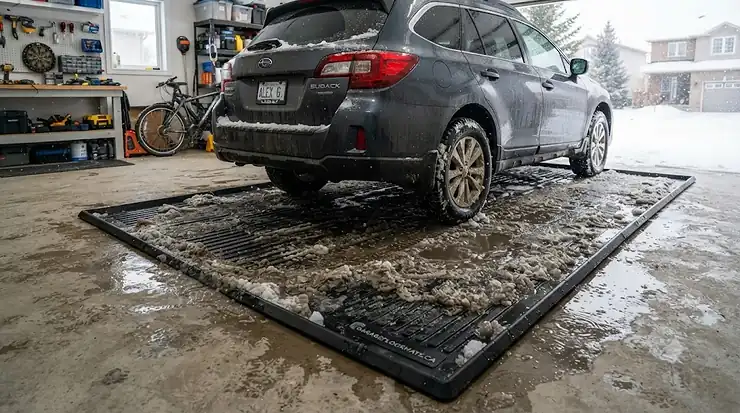 Heavy-duty slush mat for garage floor in Canada slush mat for garage Canada