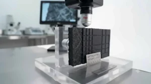 Laboratory analysis of the high-quality rubber material.