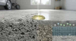 Diagram showing protection against road salt and winter chemicals.
